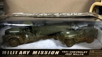 Military mission 1941 CHevrolet et Jeep