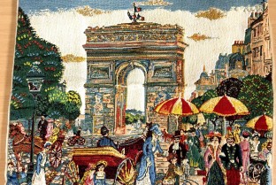 Housse de coussin 45X45cm Paris Arc de Triomphe