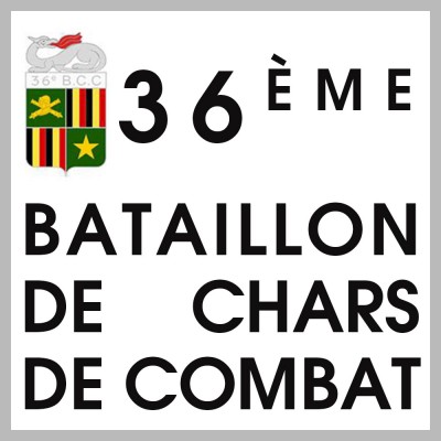 Abzeichen des 36th-Bataillons von Kampfpanzern