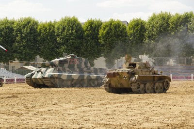 Tiger II im Karussell von Saumur 2018
