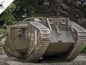 MARK IV of the Bovington Tank Museum at the Carrousel de Saumur 2018
