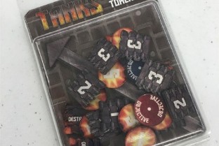 Tanks: set plastic tokens